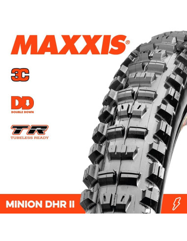 Maxxis Minion DHR II 27.5 X 2.50 3CT DD TR Fold