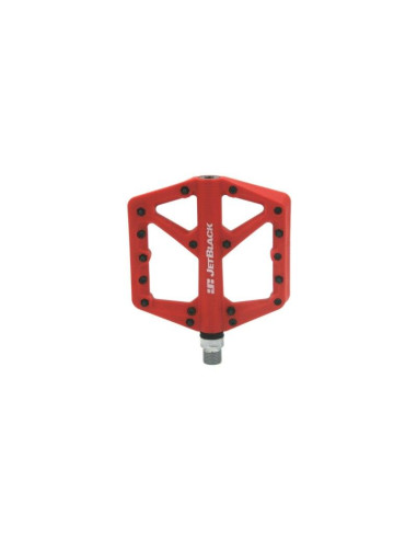 JetBlack Thermolite MTB Pedals Red